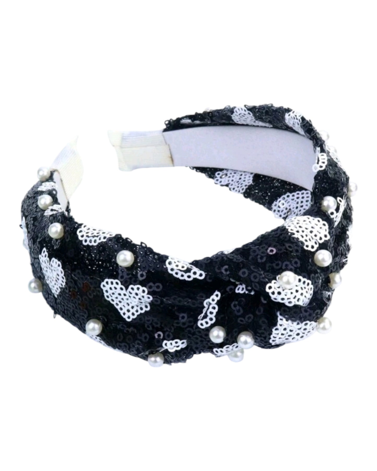 Queen Of Hearts Sequin Headbands