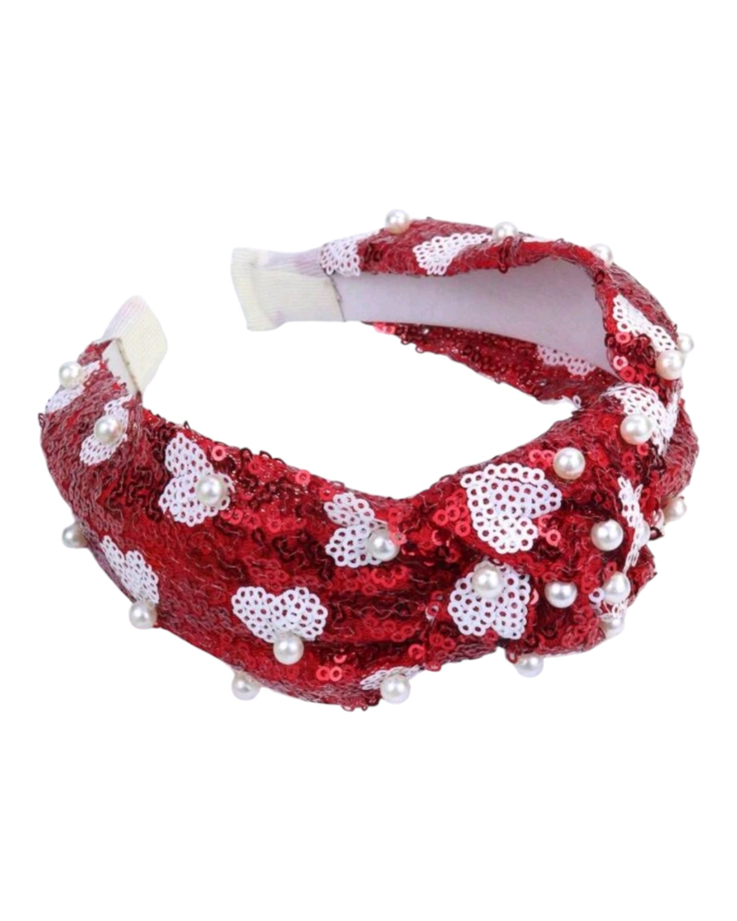 Queen Of Hearts Sequin Headbands