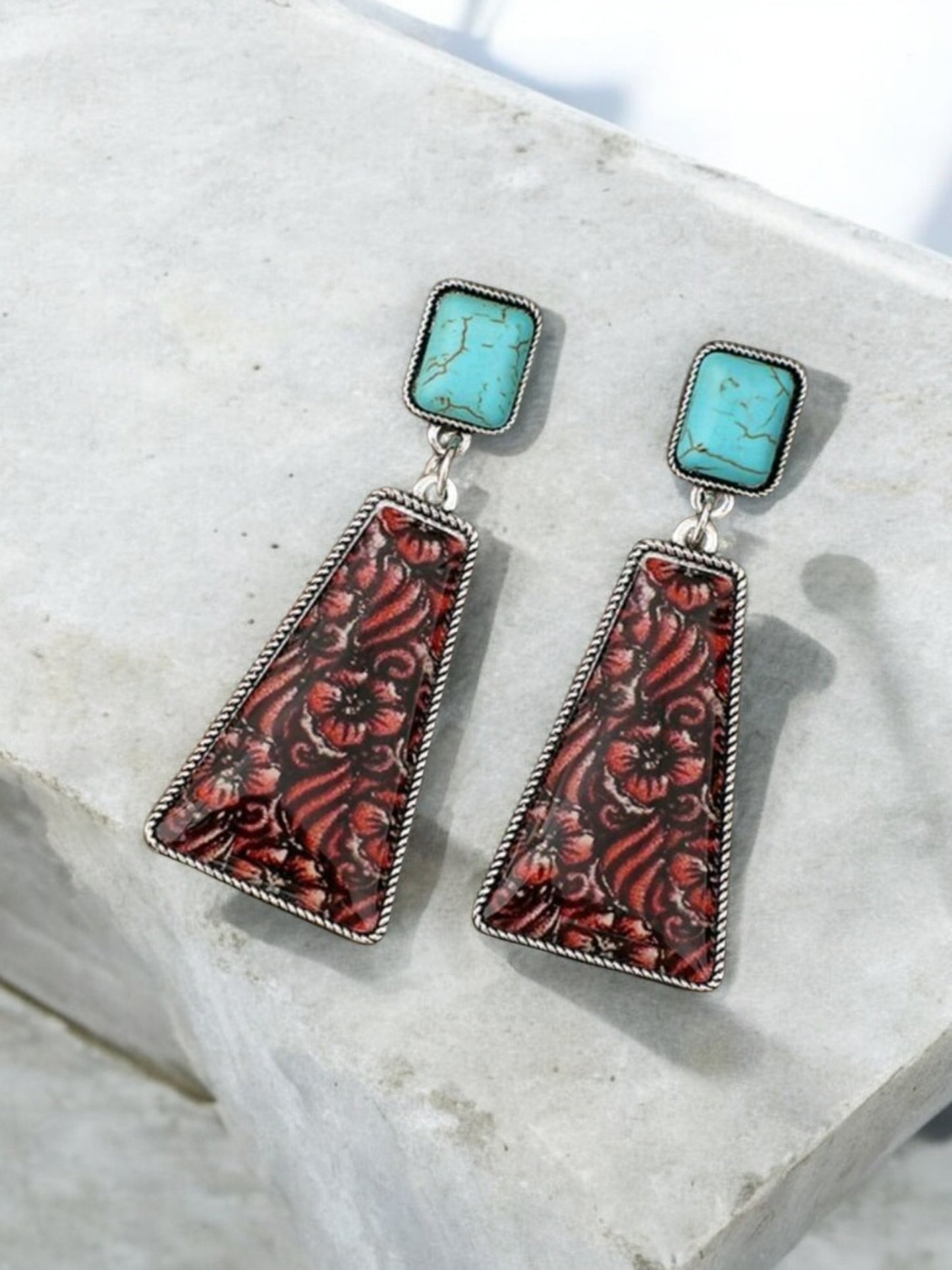 A Western Imprint On Life Drop Earrings