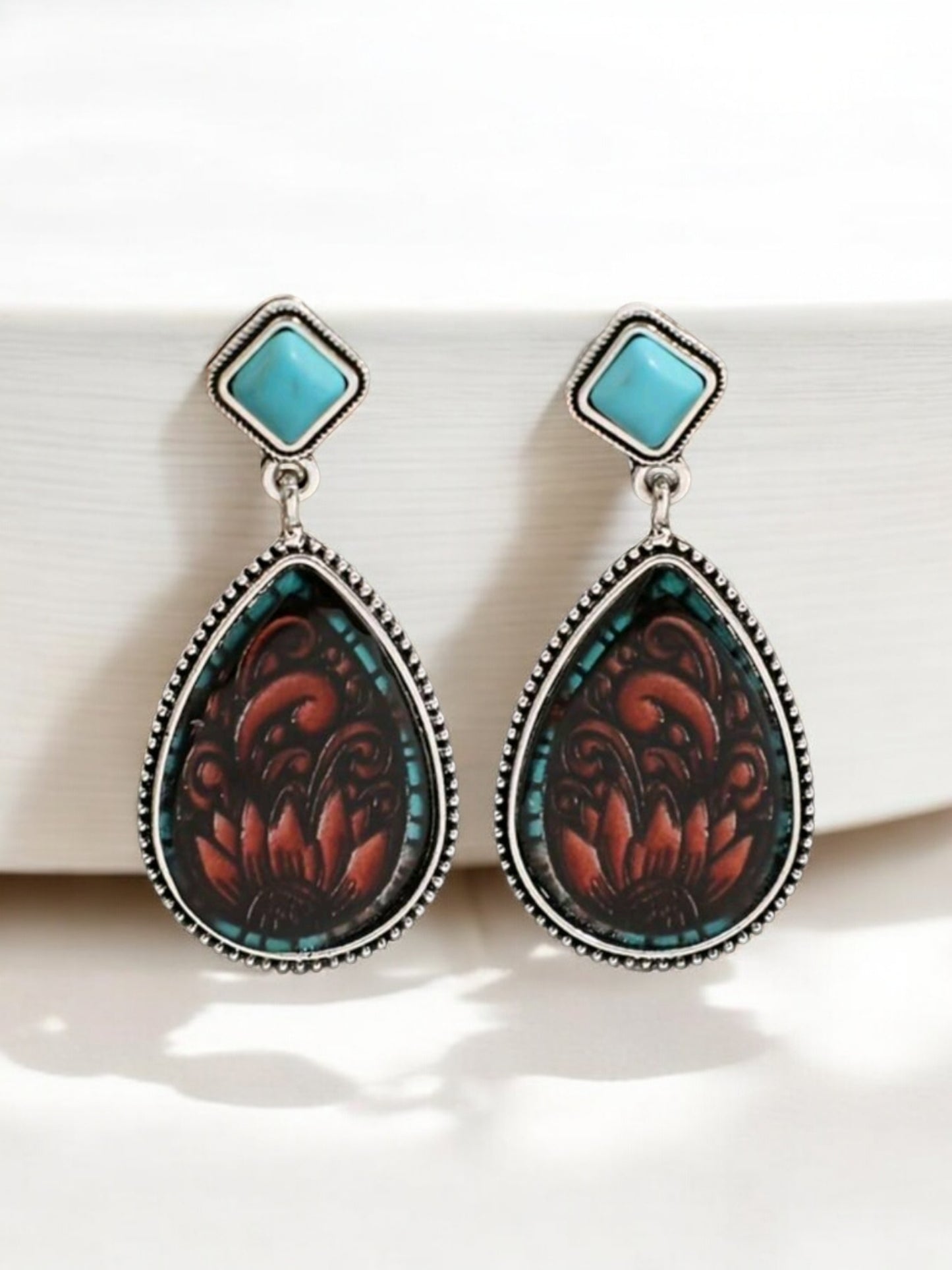 Western Flower For The Cowgirl Drop Earrings