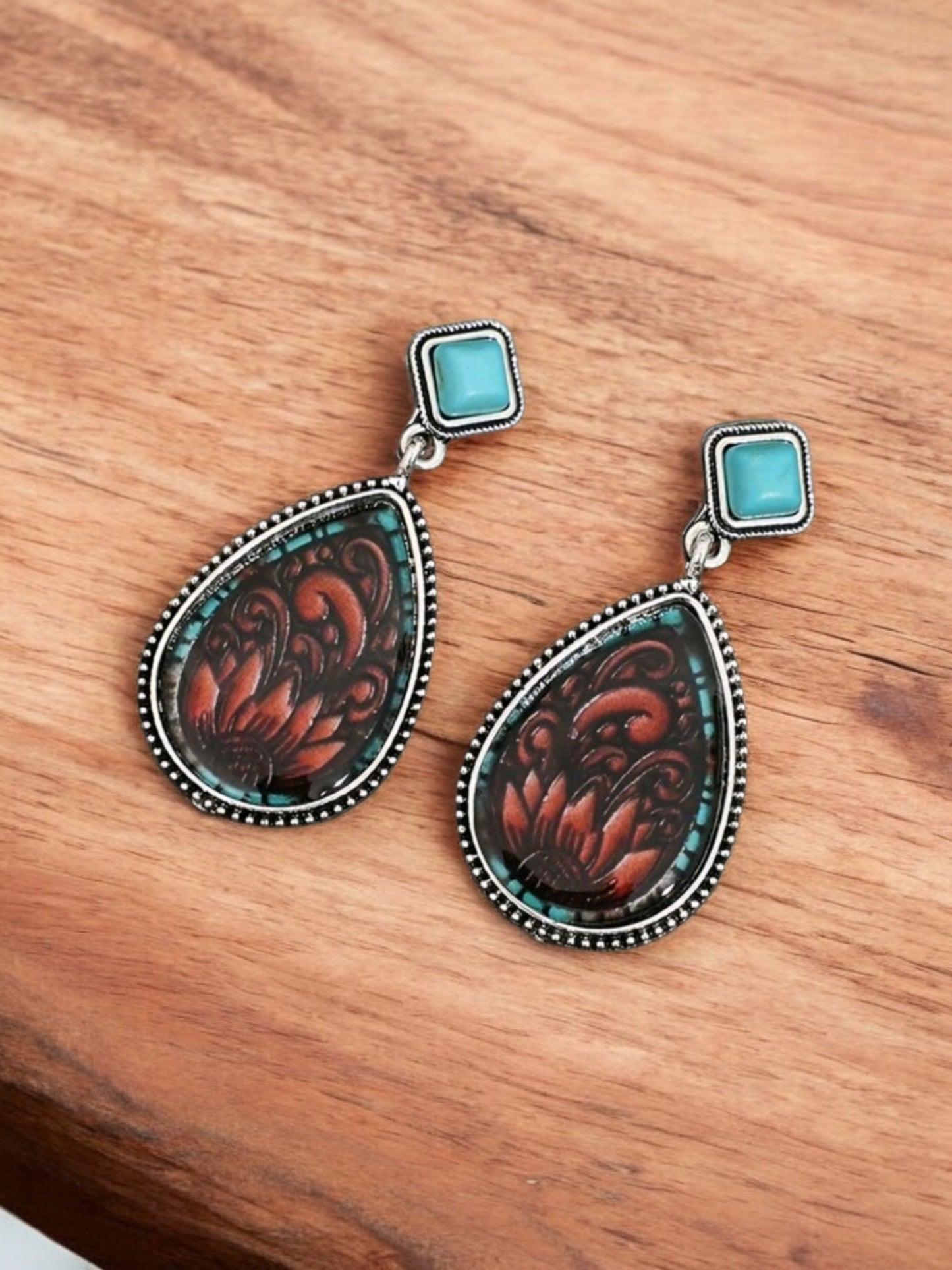 Western Flower For The Cowgirl Drop Earrings