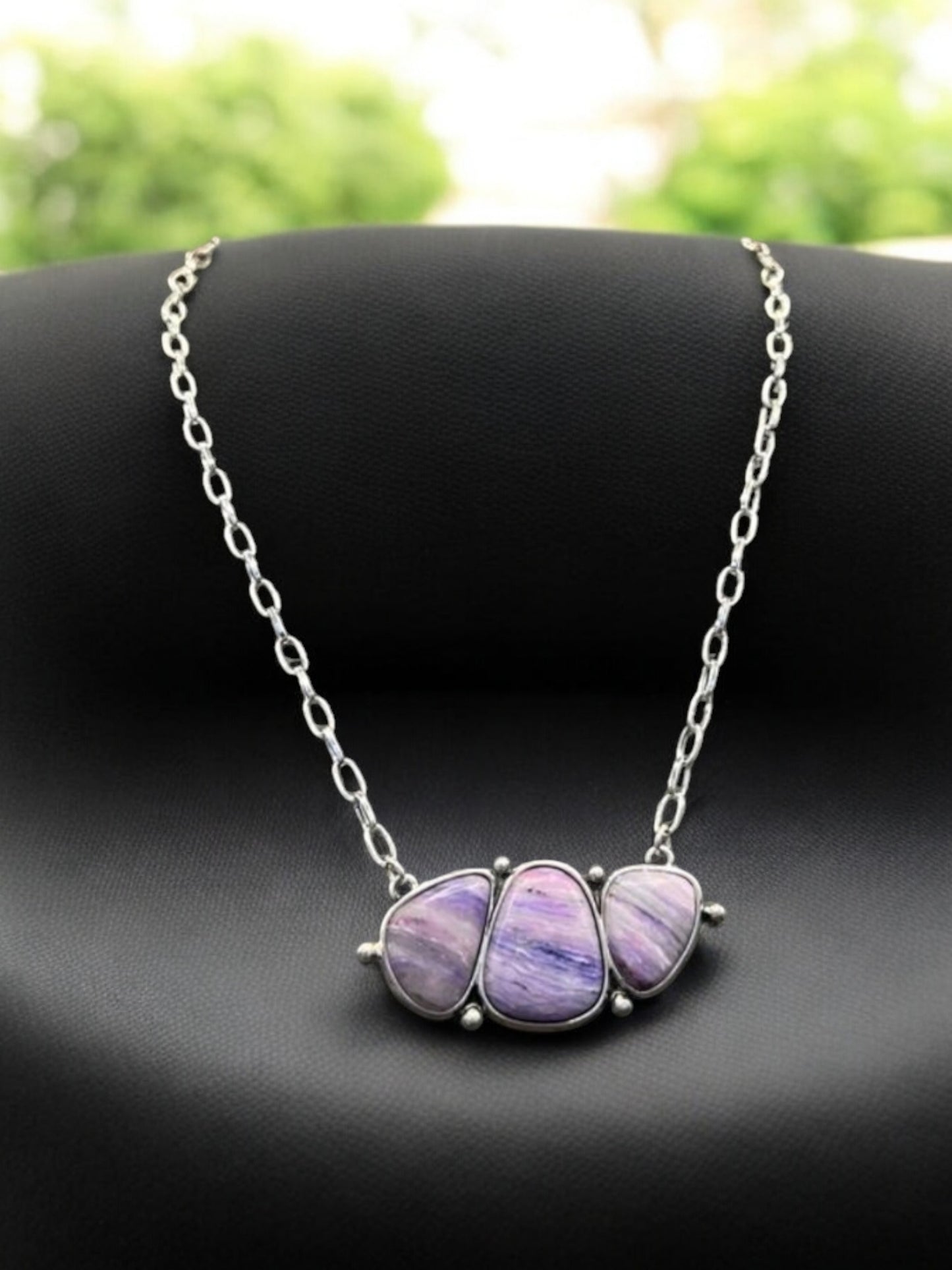 Wisdom Of The West Purple Fashion Necklace