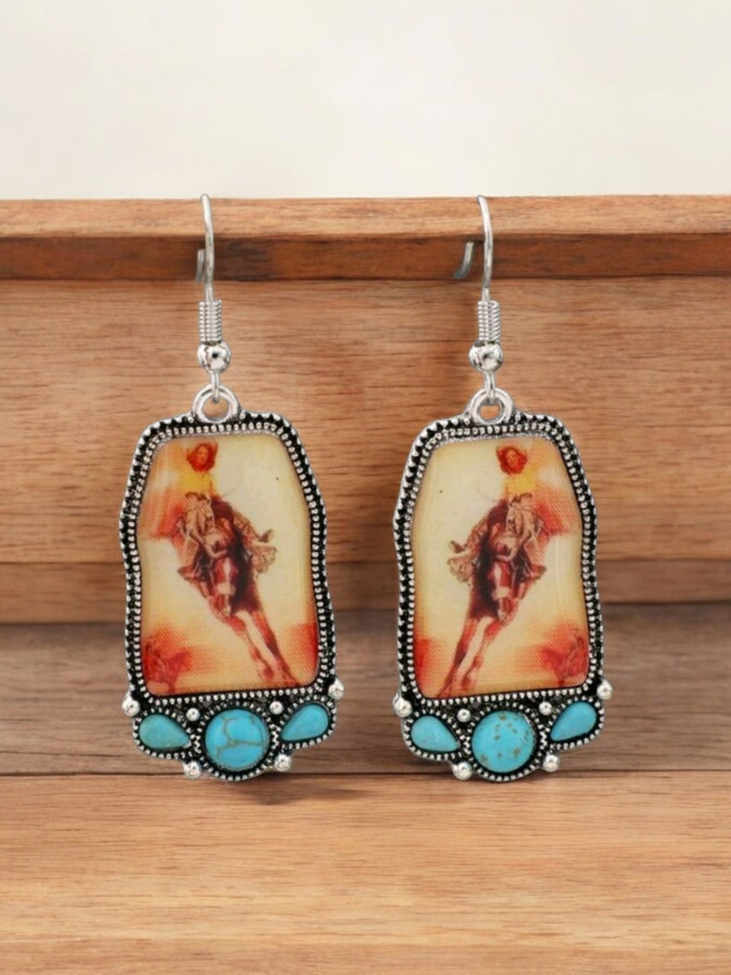 Cowgirls Ready To Ride Drop Trending Earrings