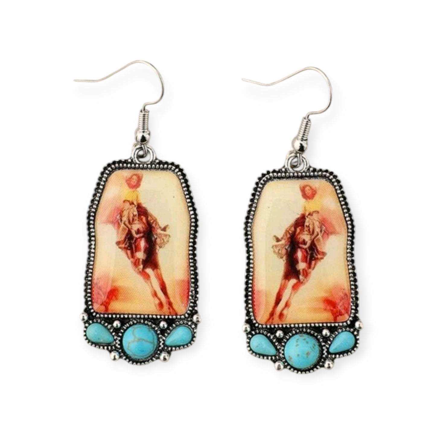 Cowgirls Ready To Ride Drop Trending Earrings