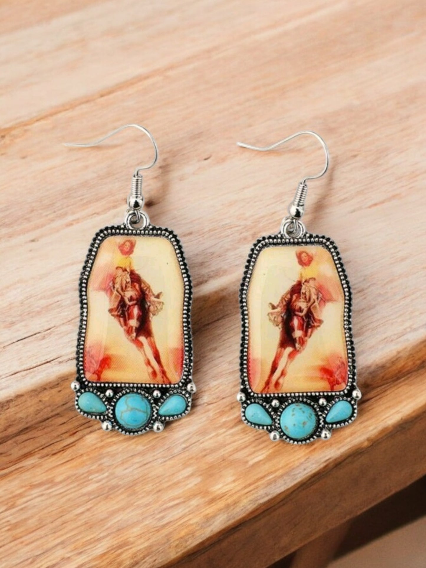 Cowgirls Ready To Ride Drop Trending Earrings