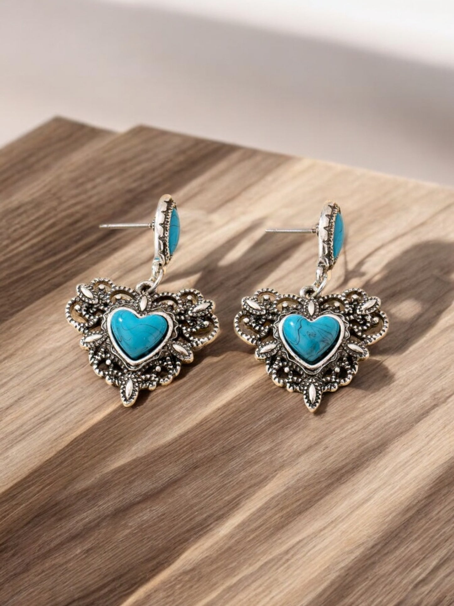 An Old Fashion Love Drop Earrings