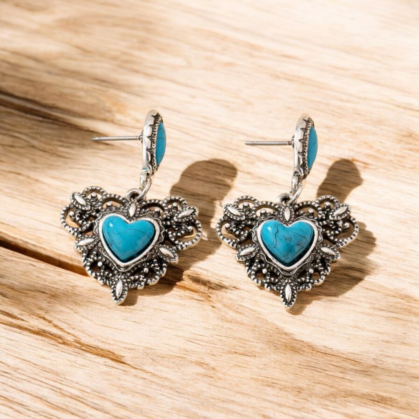 An Old Fashion Love Drop Earrings