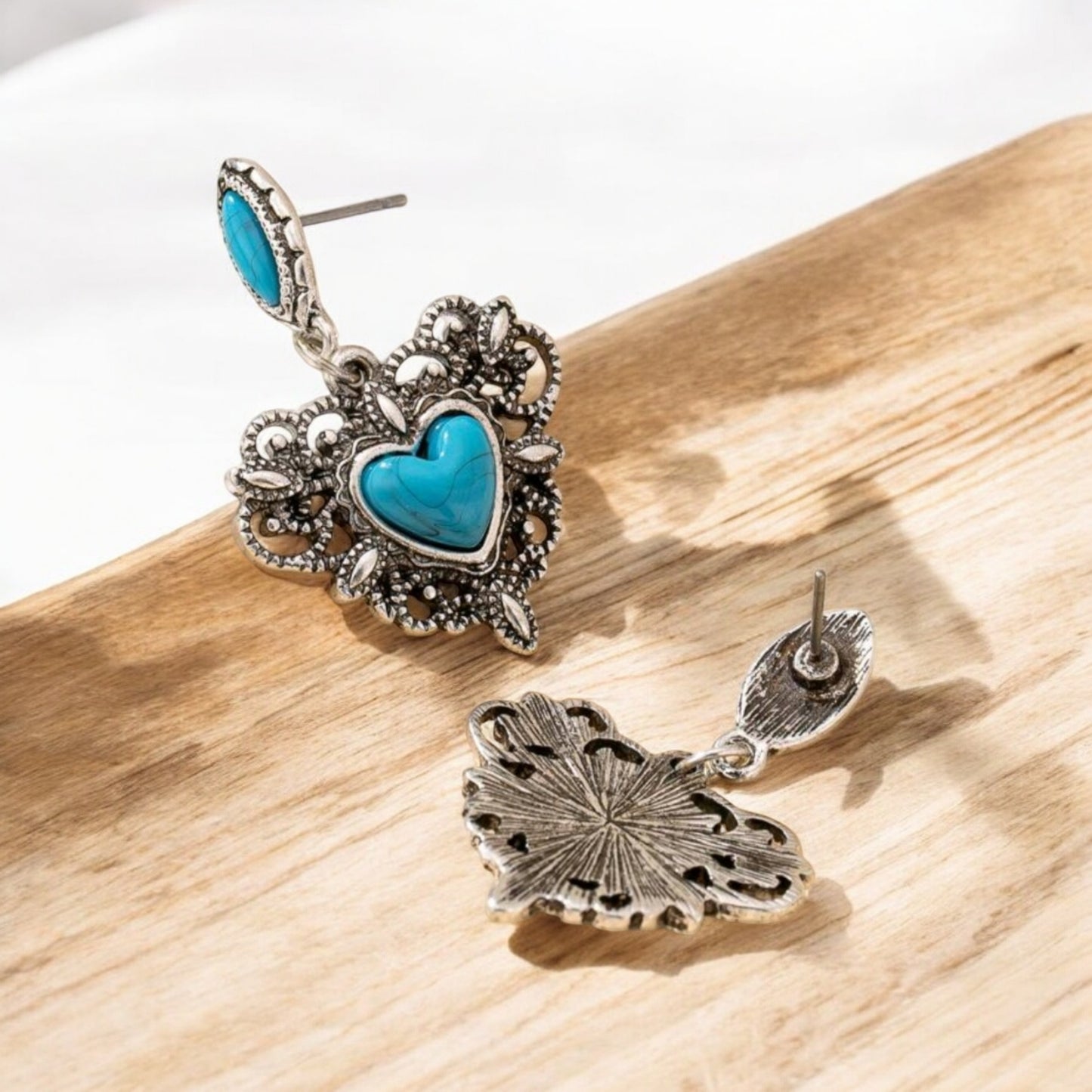 An Old Fashion Love Drop Earrings