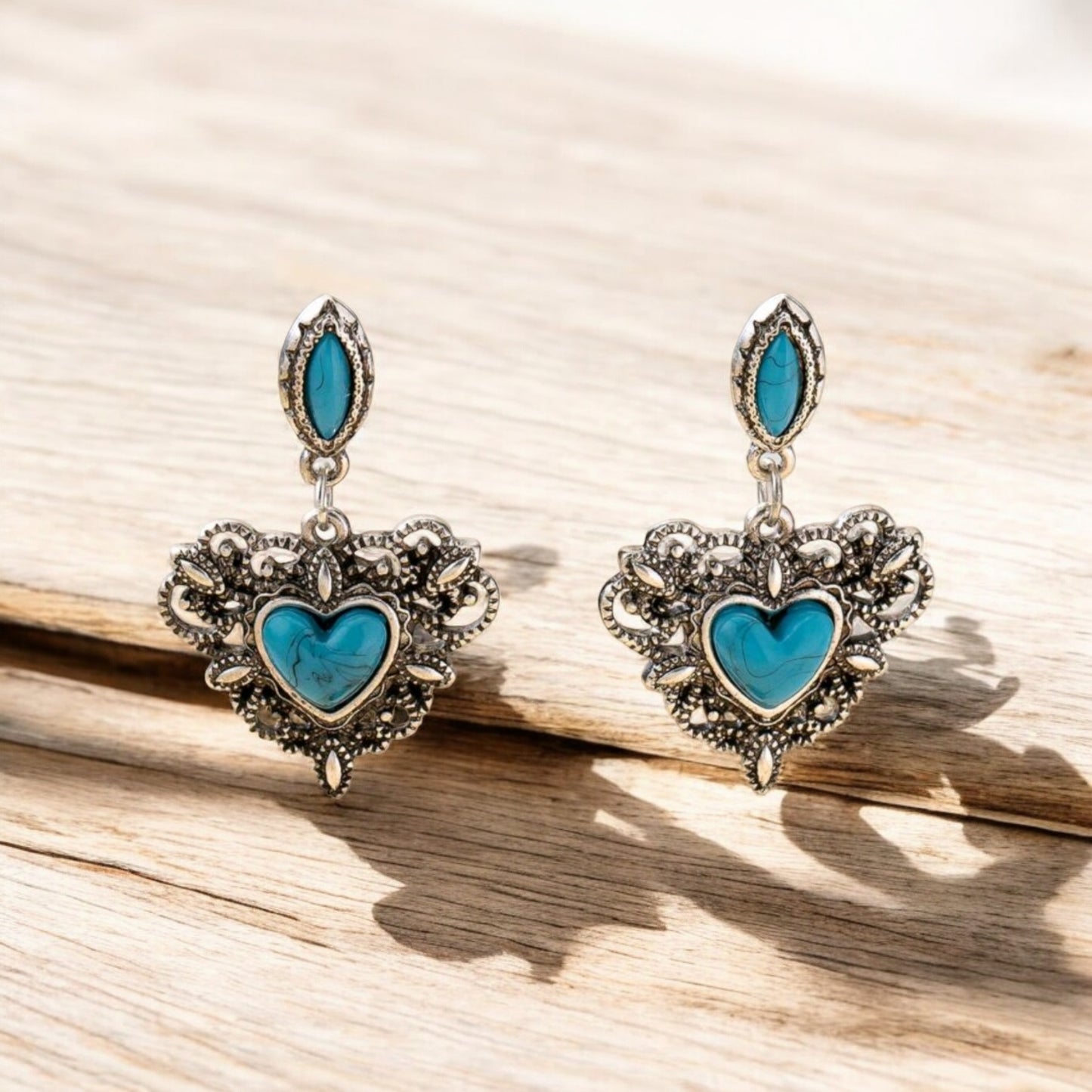 An Old Fashion Love Drop Earrings