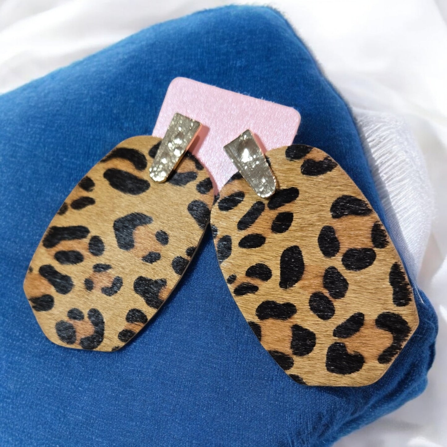 Should've Been Better Oval Leopard Earrings