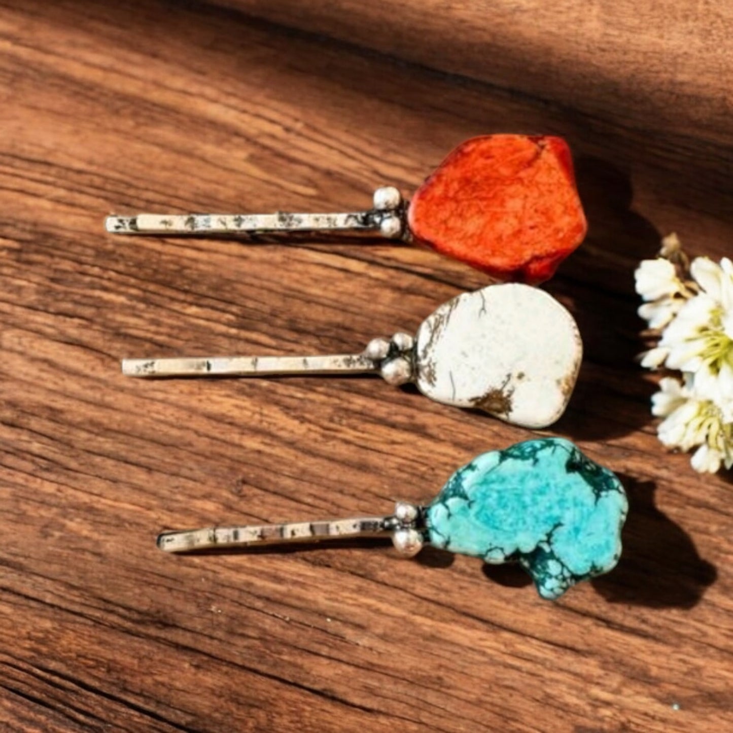 Create A Western Vibe Faux Stone Hair Pin