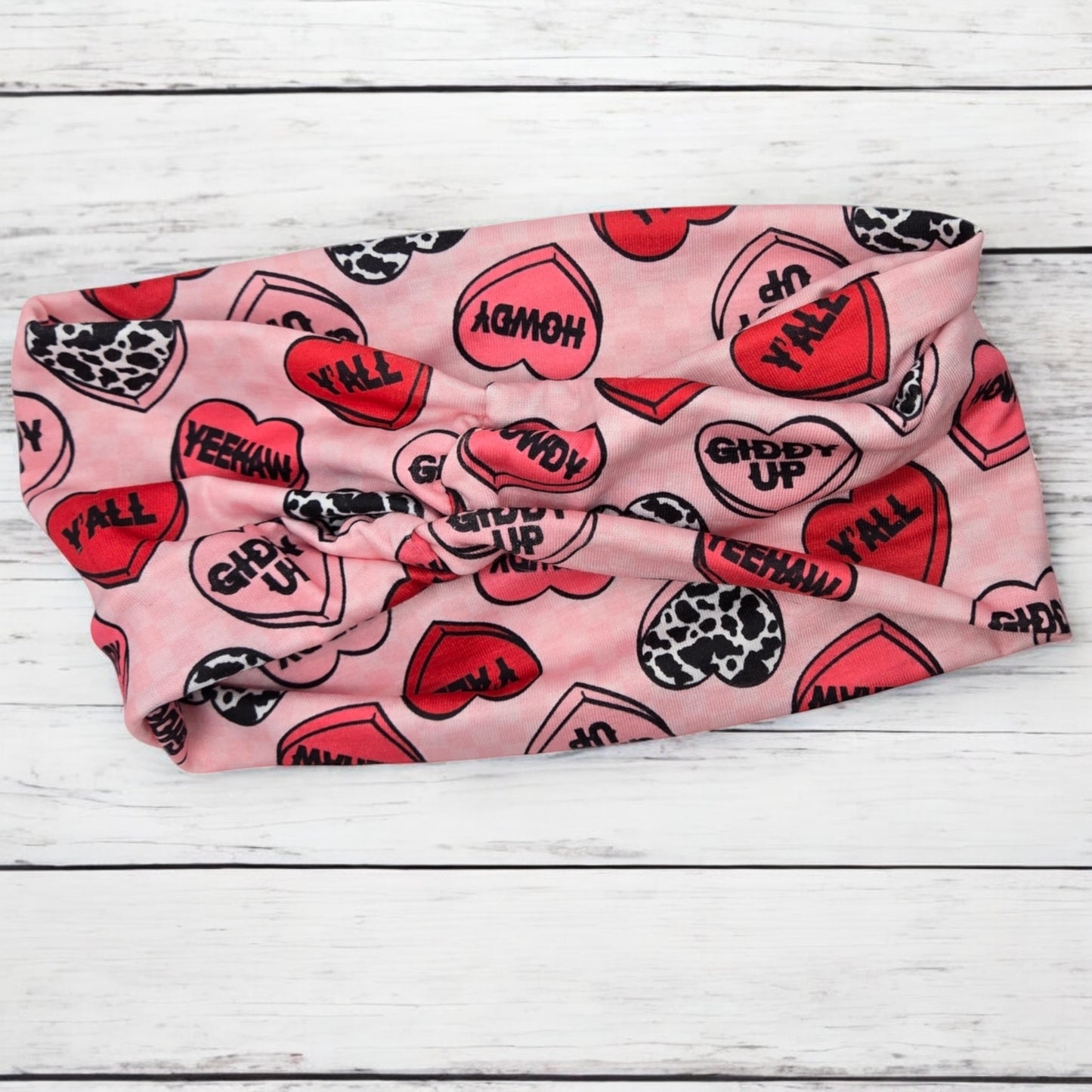 Valentine's Day Stretch Yoga Hair Headbands