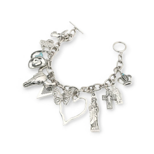 Ranchers Daughter Charm Link Fashion Bracelet