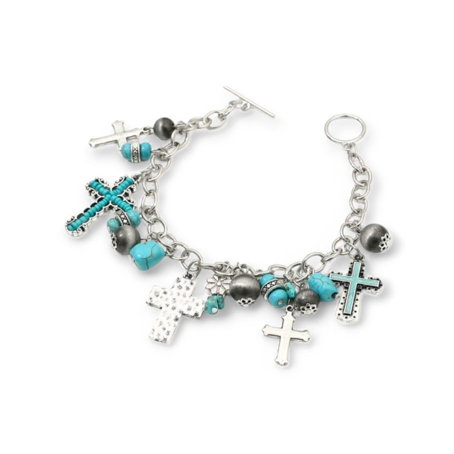 Farmers Wife Charm Link Fashion Bracelet