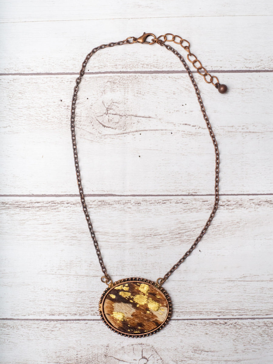 I Dance Country & Western Oval Pendant Necklace