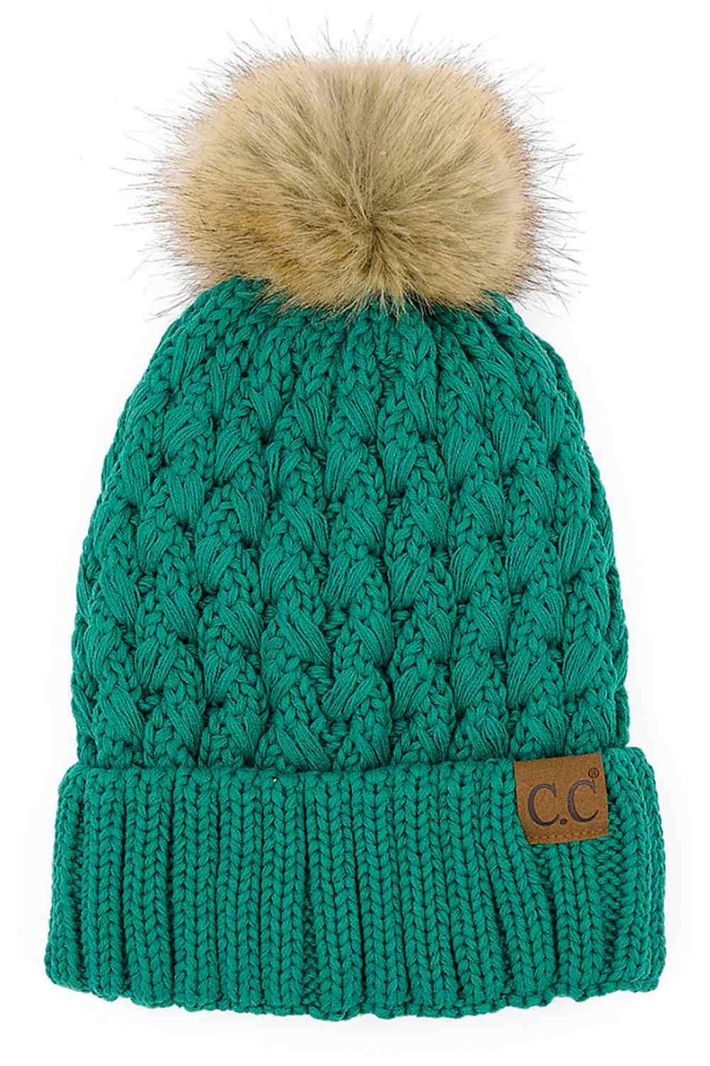 Summit Lattice Pom Beanie