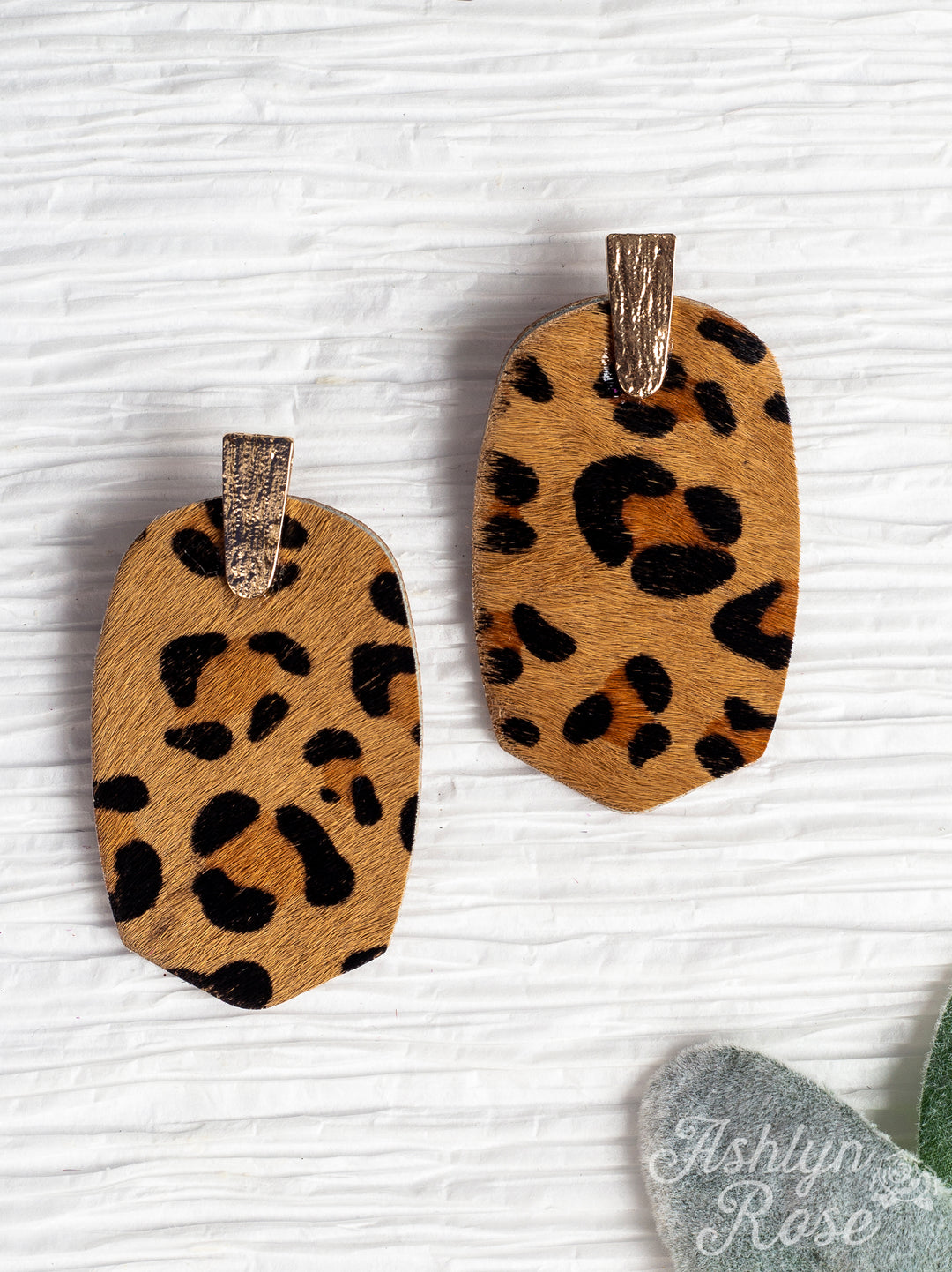 Should've Been Better Oval Leopard Earrings