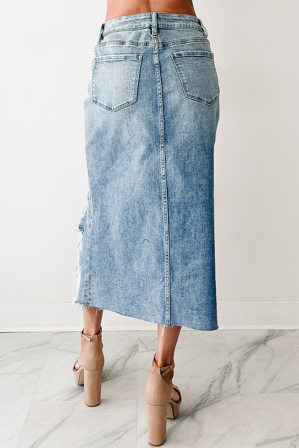 Prairie Edge Denim Skirt