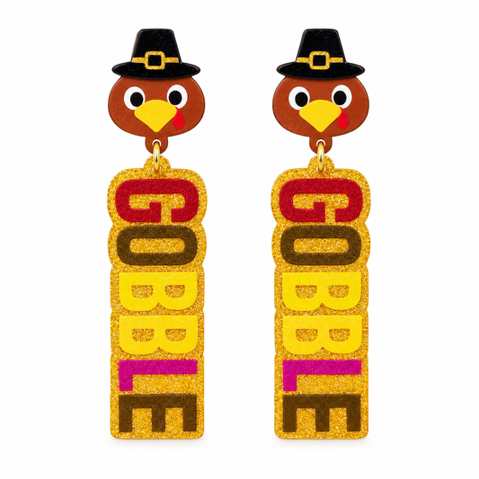 gobble-turkey-thanksgiving-acrylic-earrings