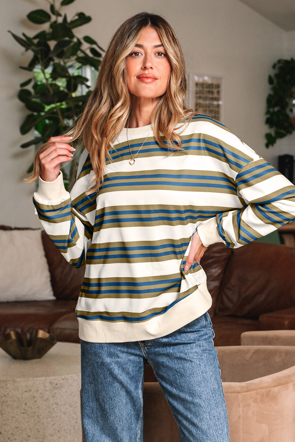 Weekend Wanderer Striped Pullover