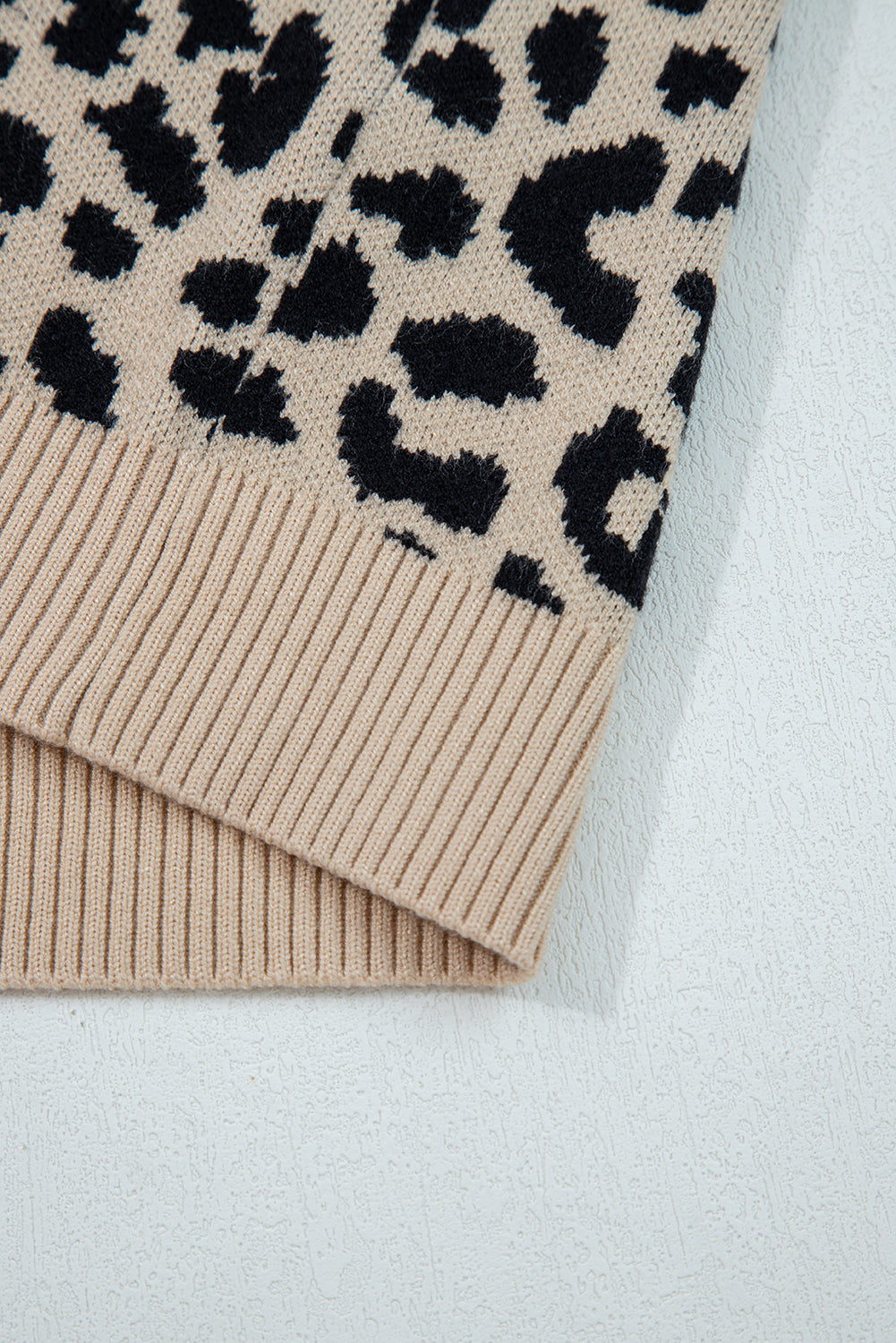 Wild Cozy Leopard Cardigan | Chunky Knit Button-Front Sweater