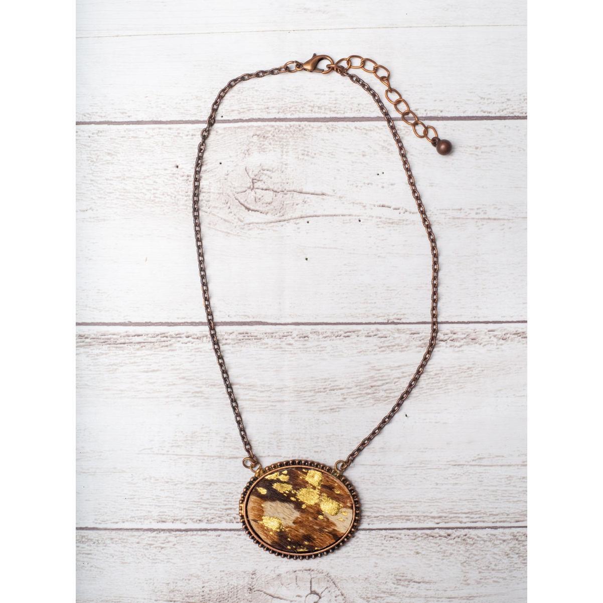 I Dance Country & Western Oval Pendant Necklace