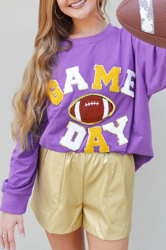 Game Day Glory Sweatshirt - The Bling Barn western fashion jewelry