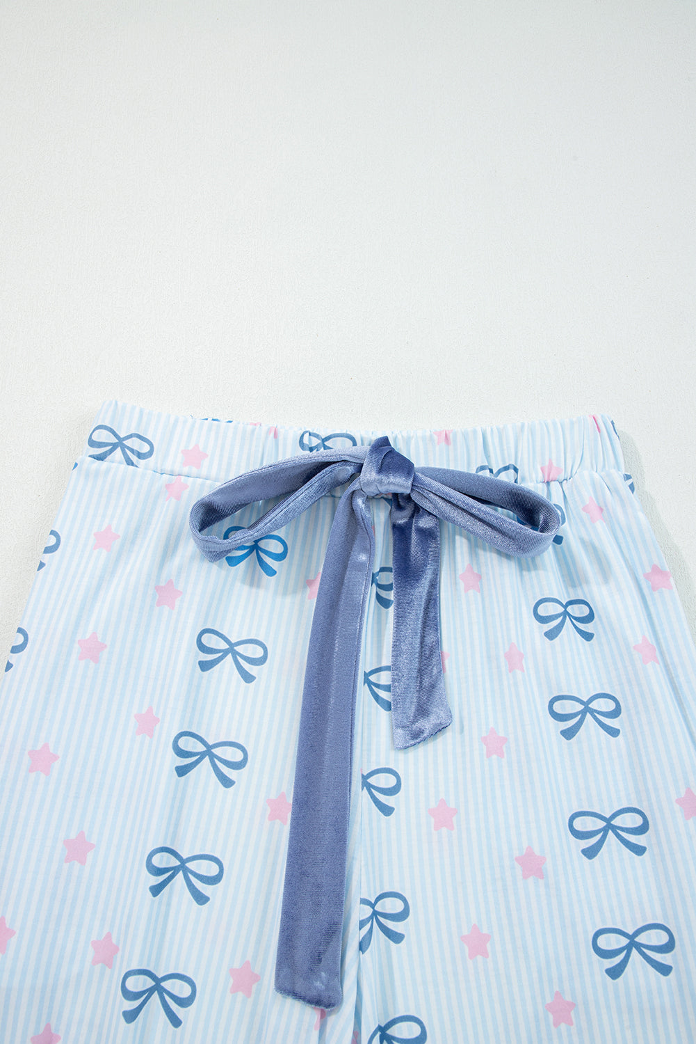 Starry Bow Dreams Lounge Set | Cozy 2-Piece Pajamas