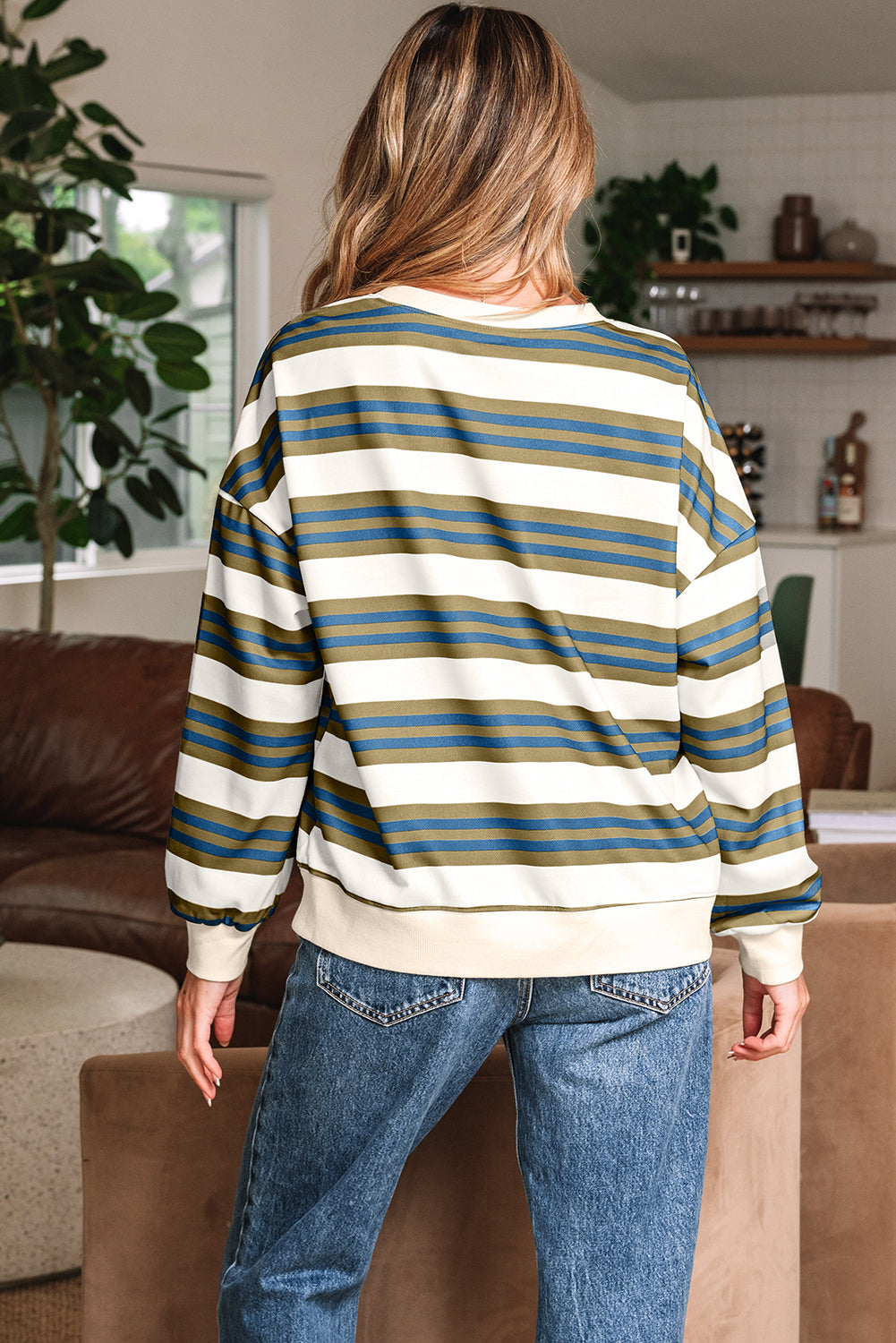 Weekend Wanderer Striped Pullover