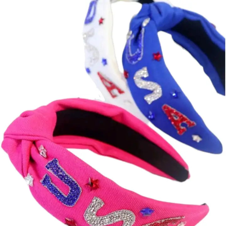 Glam USA Patriotic Headband