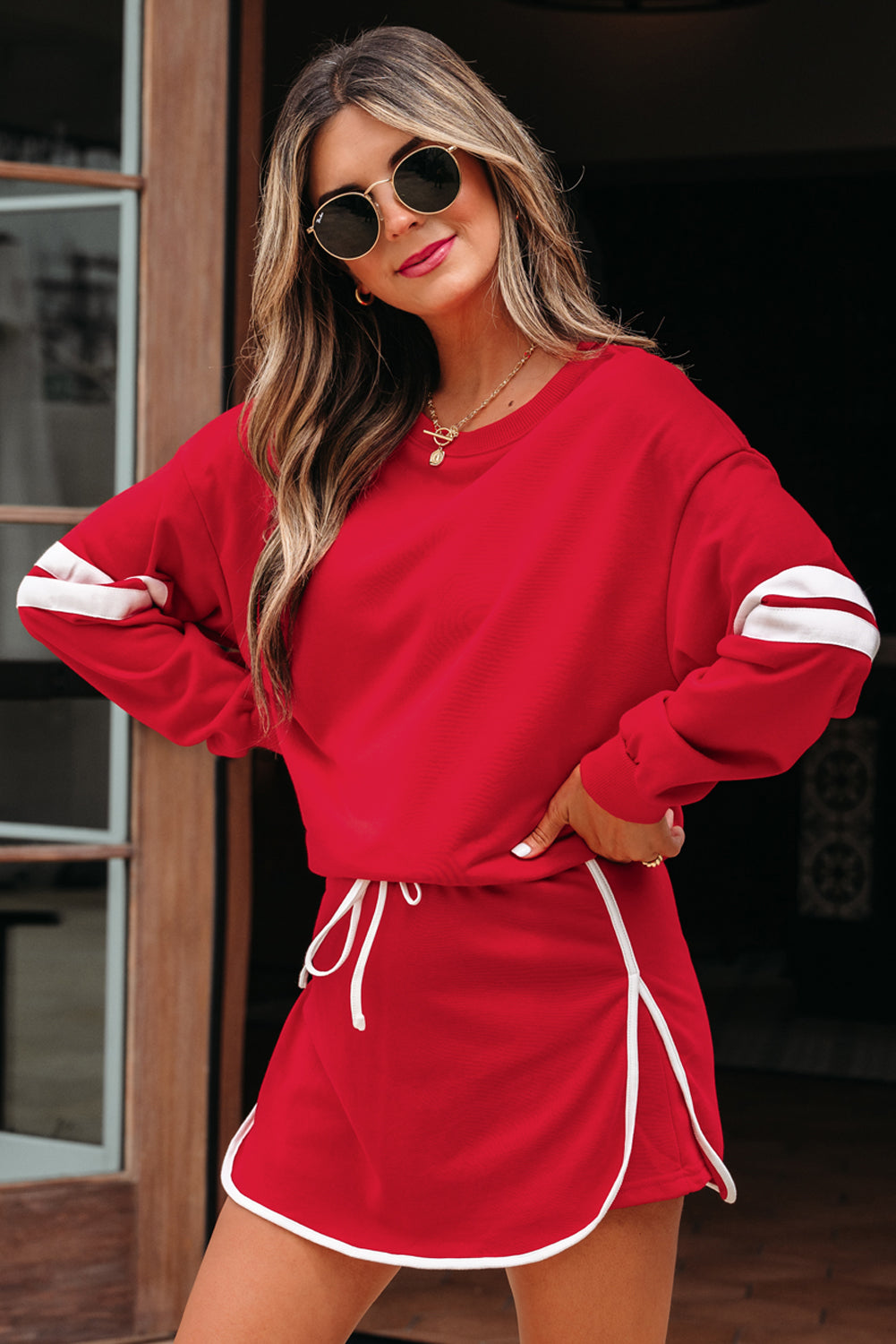 Prep Squad Pullover & Skirt Set
