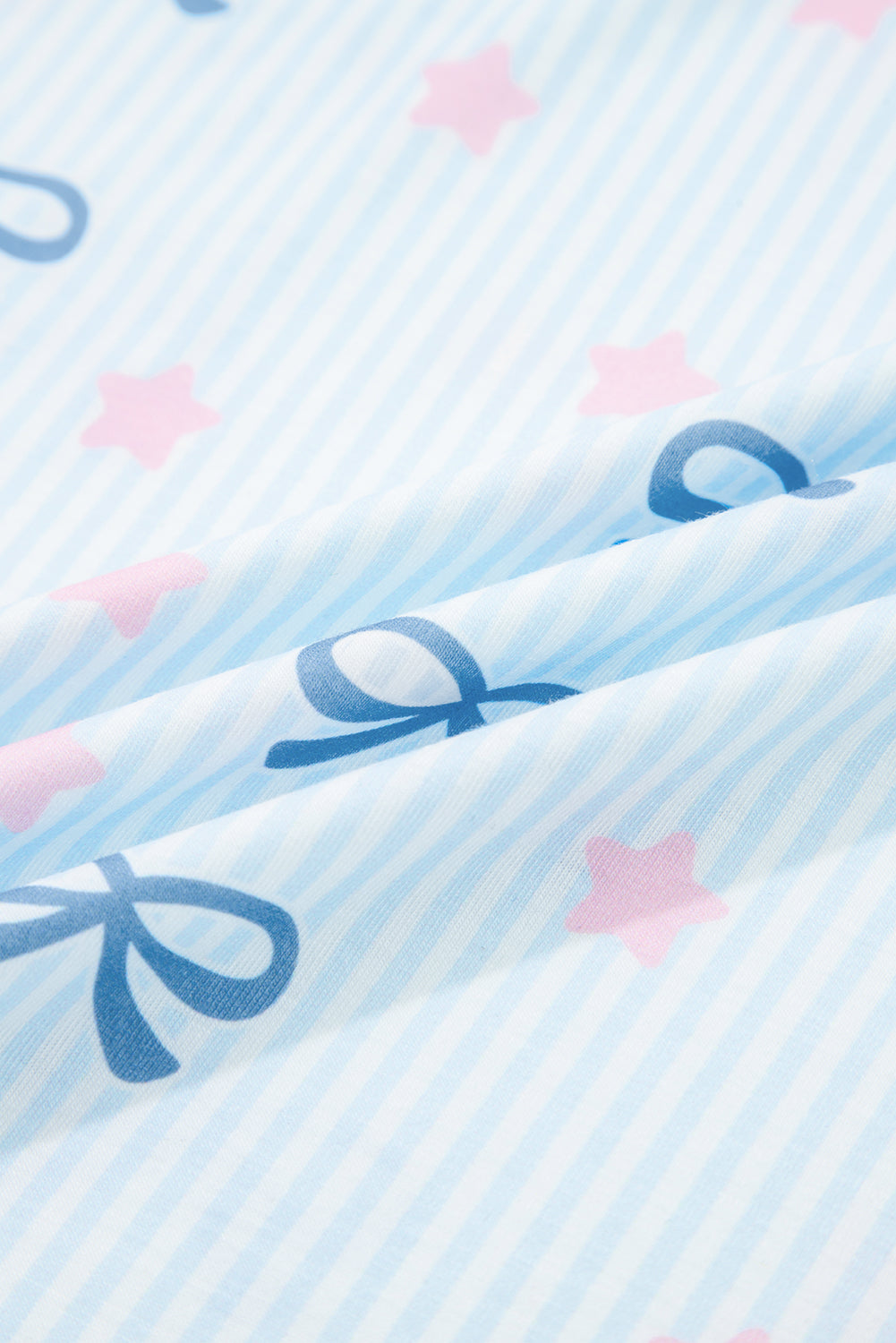 Starry Bow Dreams Lounge Set | Cozy 2-Piece Pajamas