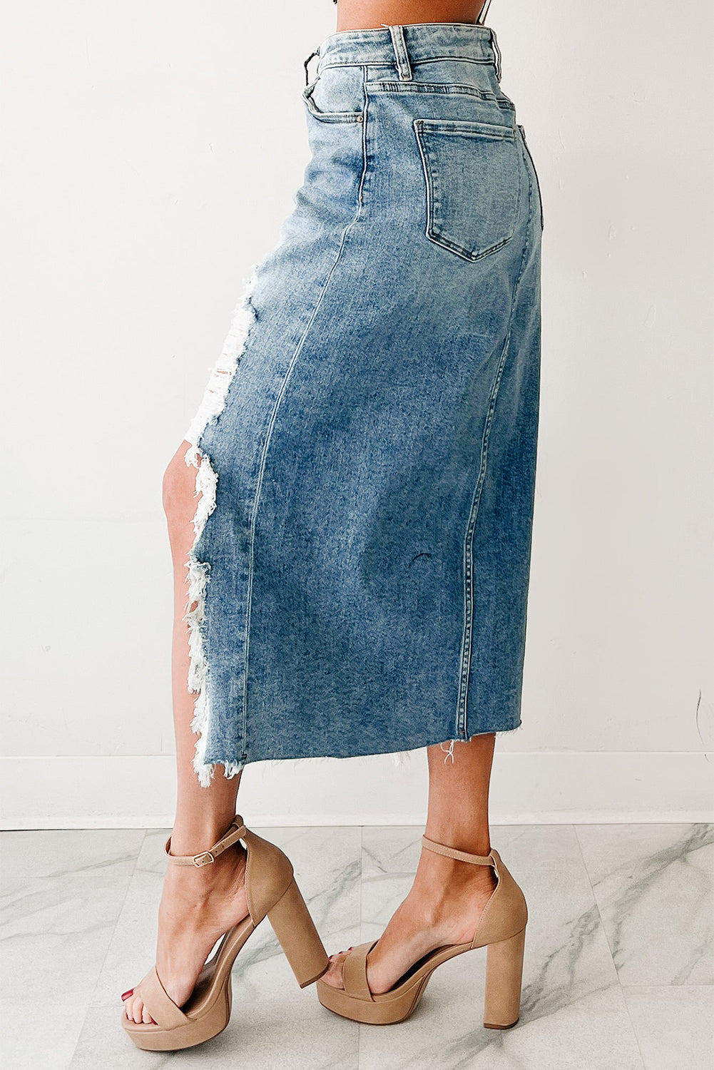 Prairie Edge Denim Skirt