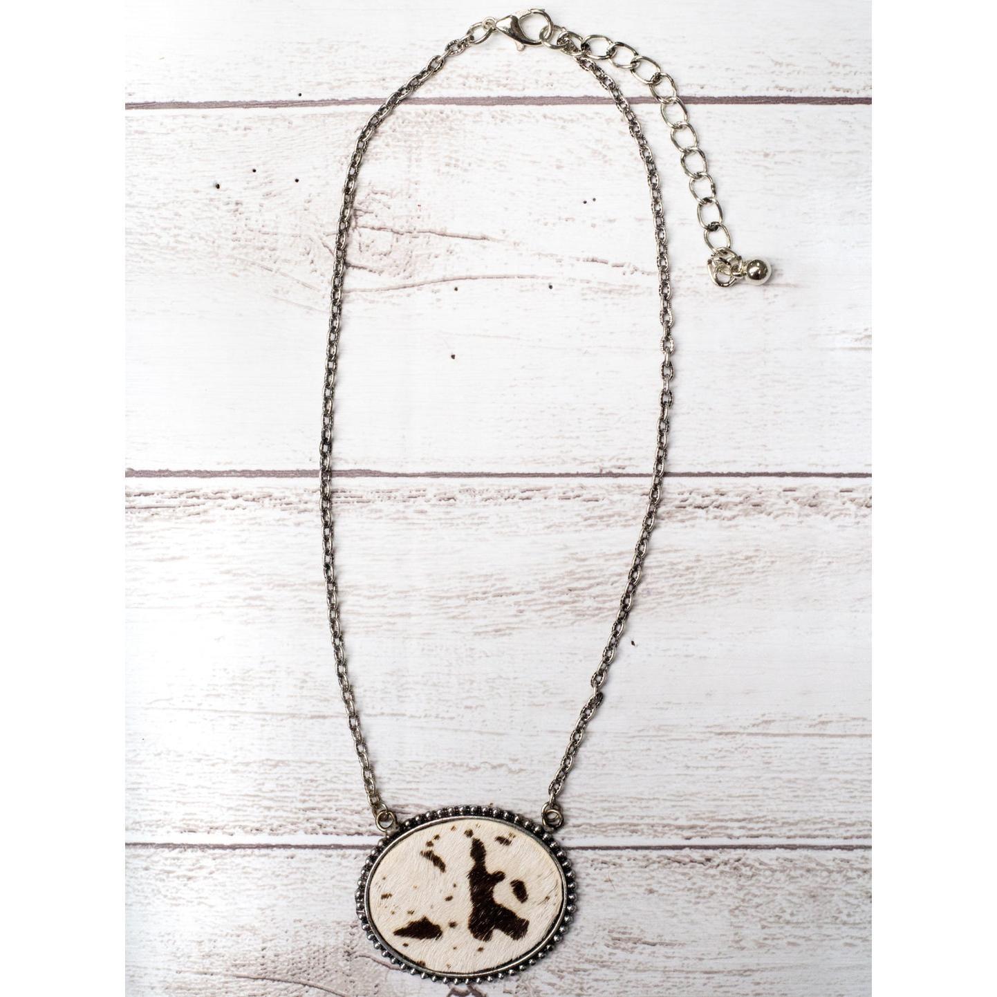I Dance Country & Western Oval Pendant Necklace