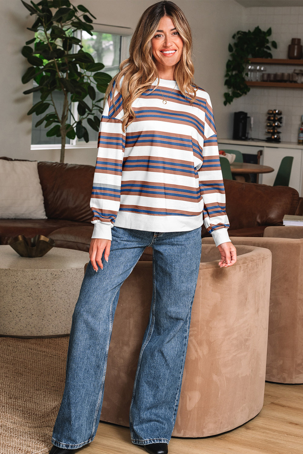 Weekend Wanderer Striped Pullover