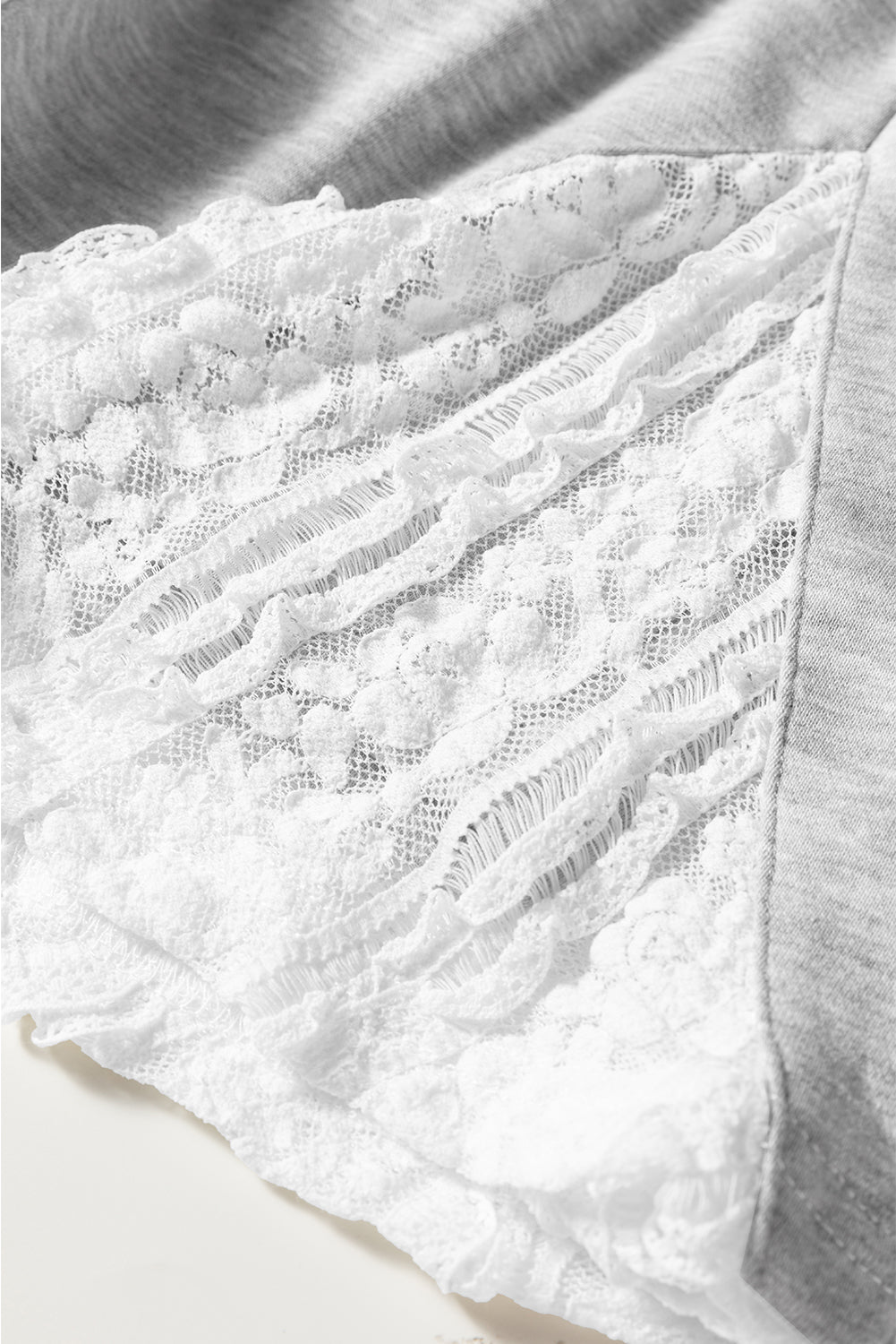 Lace & Grace Patchwork Set | 2-Piece Pullover & Skort Outfit