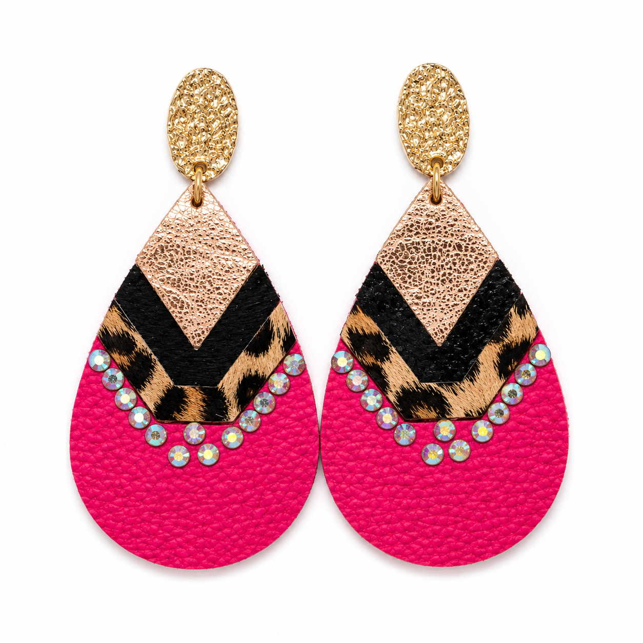 Pink Rodeo Nights Statement Earrings