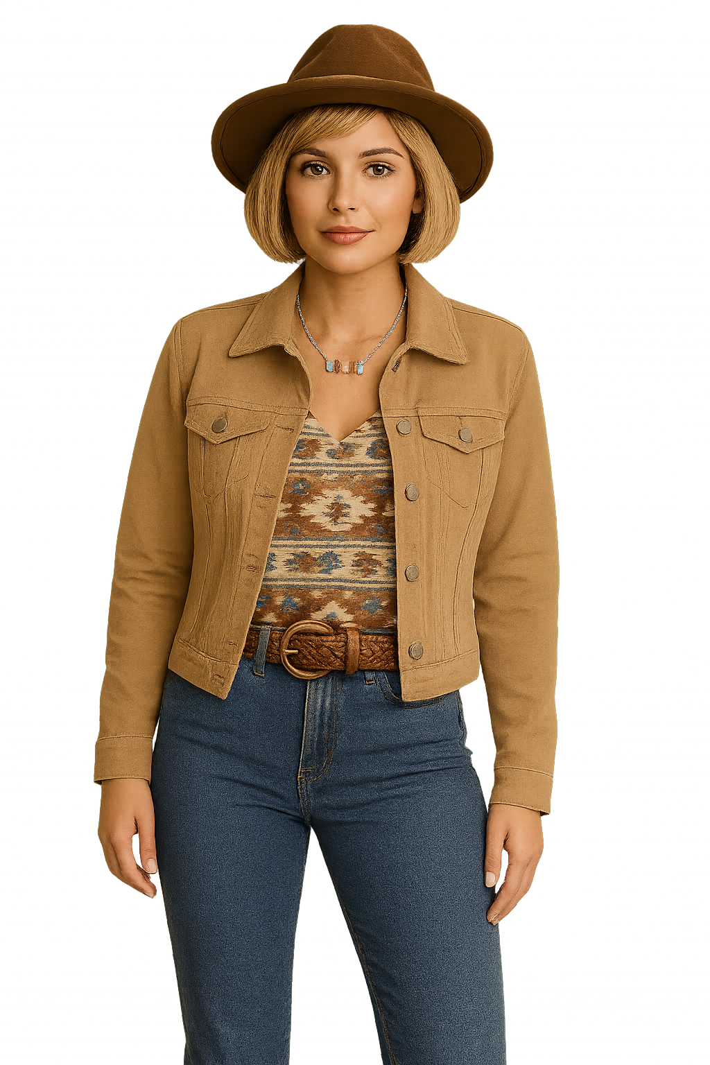 Perfectly Pulled Together Western Bar Necklace