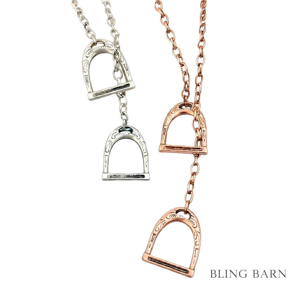 The Open Range Stirrup Necklace