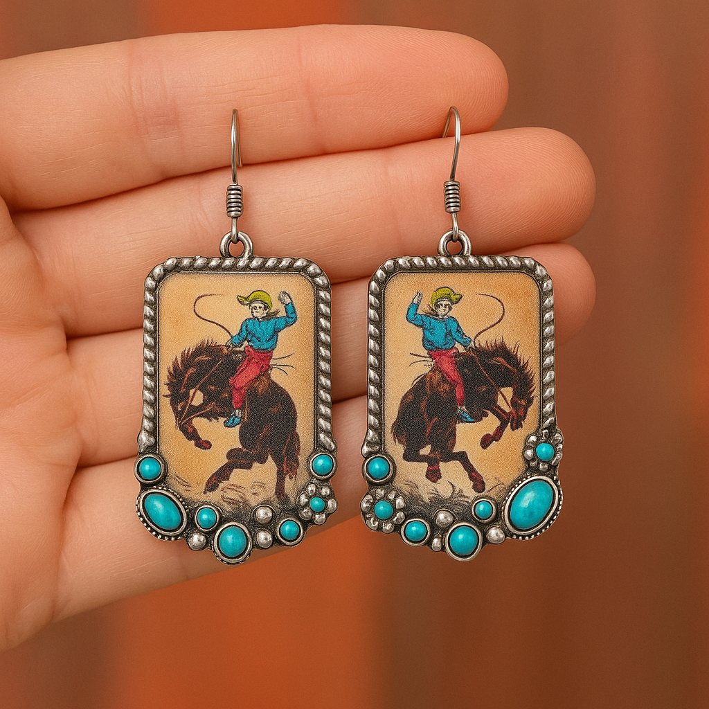 Wild Rider Turquoise Drops