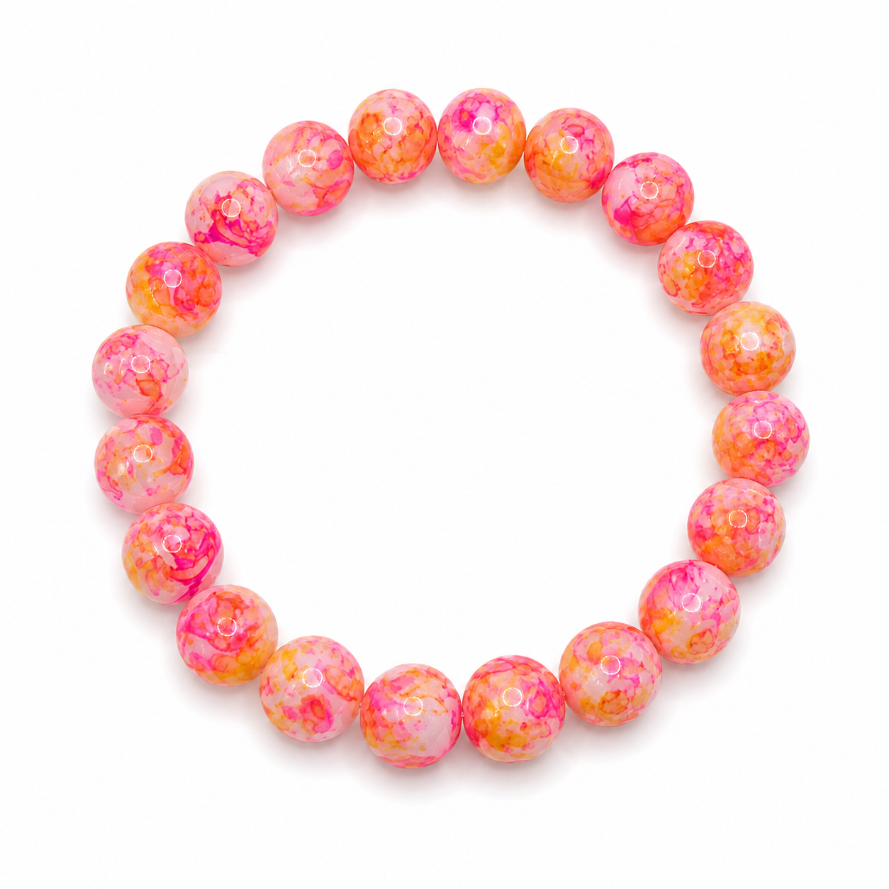 Tidewave Stackable Bracelet – Stretch Bead Bracelet in Multiple Colors