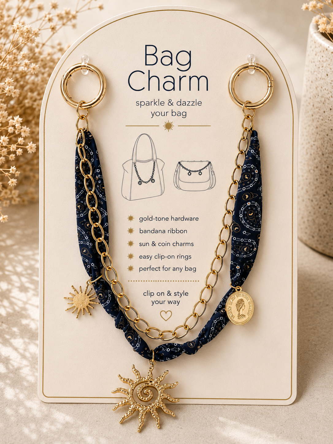 Midnight Mesa Bag Charm