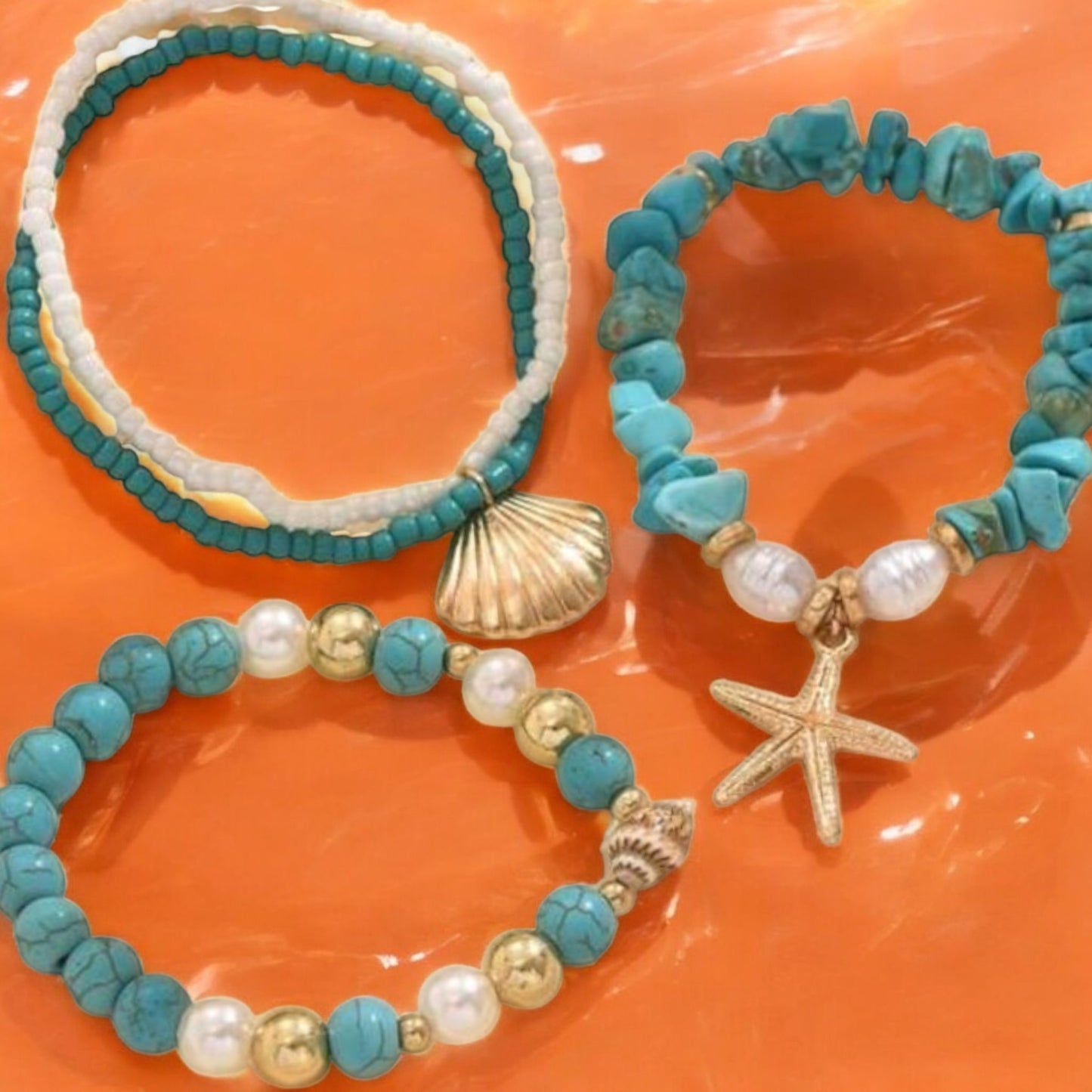 Coastal Cowgirl Bracelet Stack 3 Piece Set