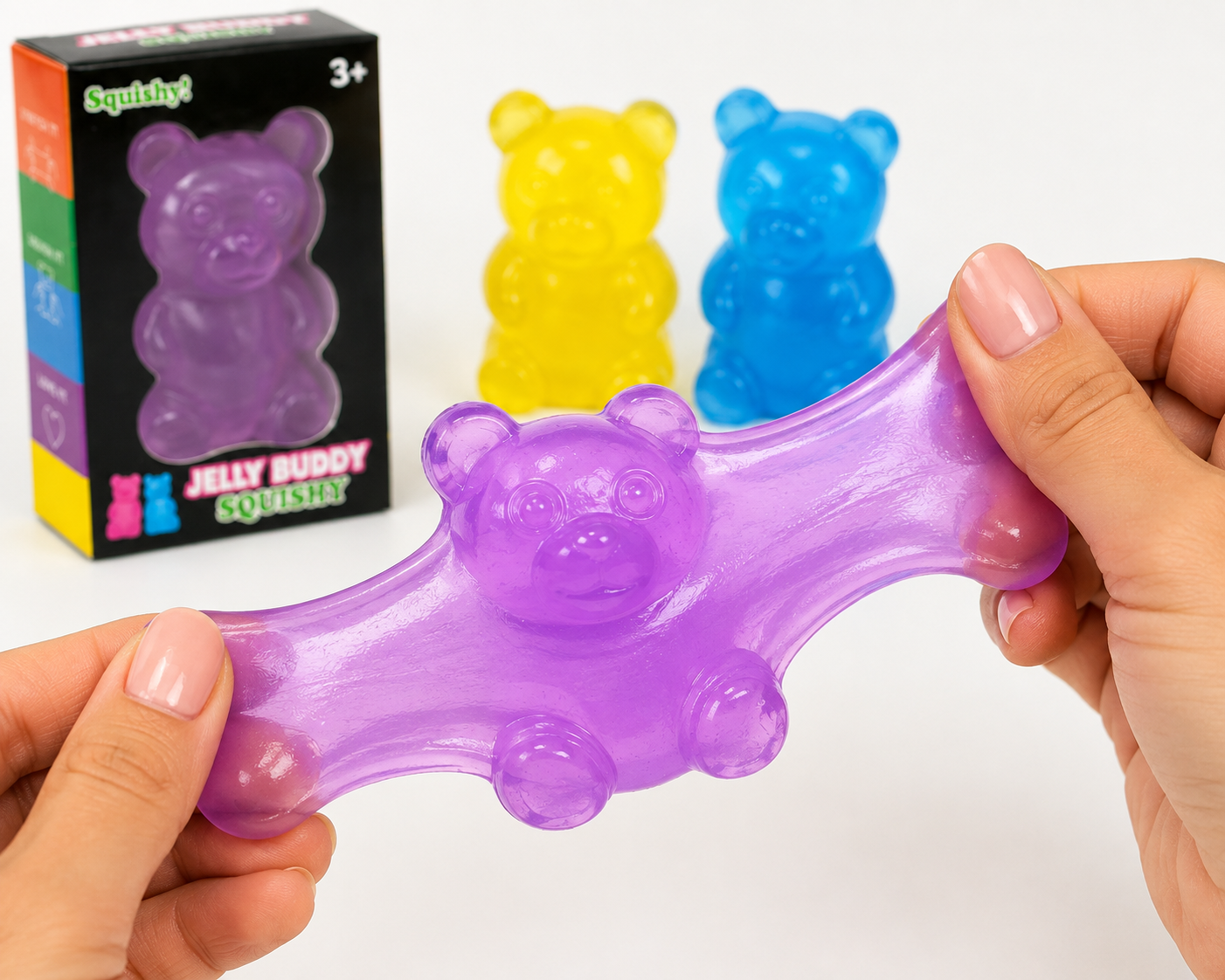 Stretchy Jelly Buddy Squishy Toy