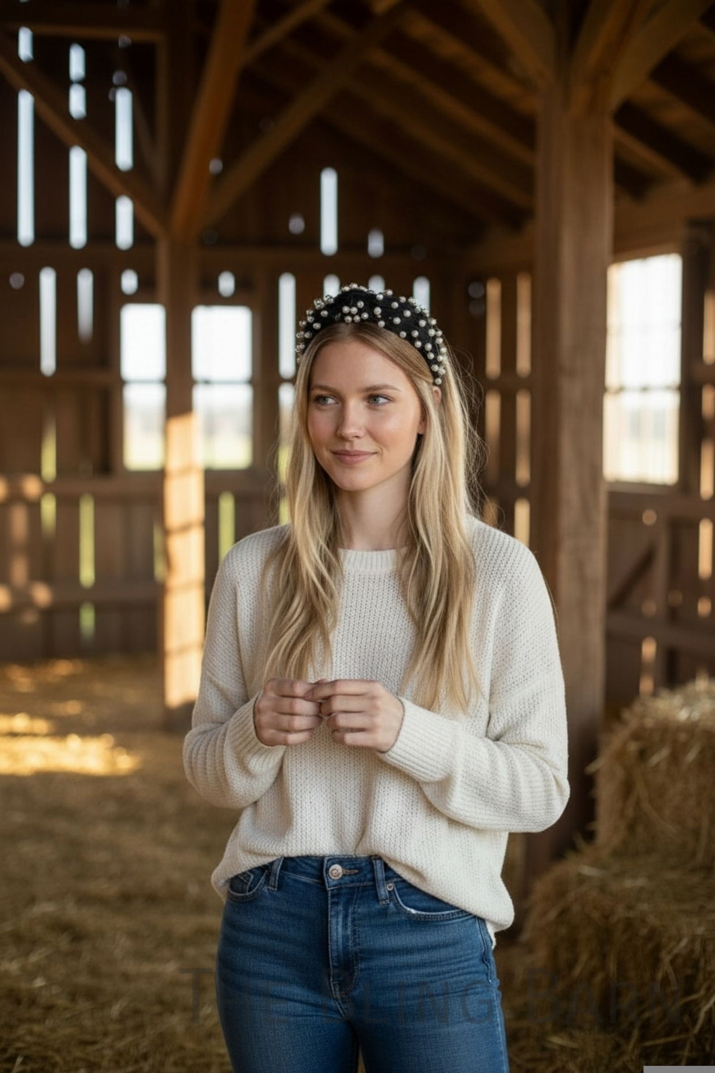 Southern Pearl Knot Headband
