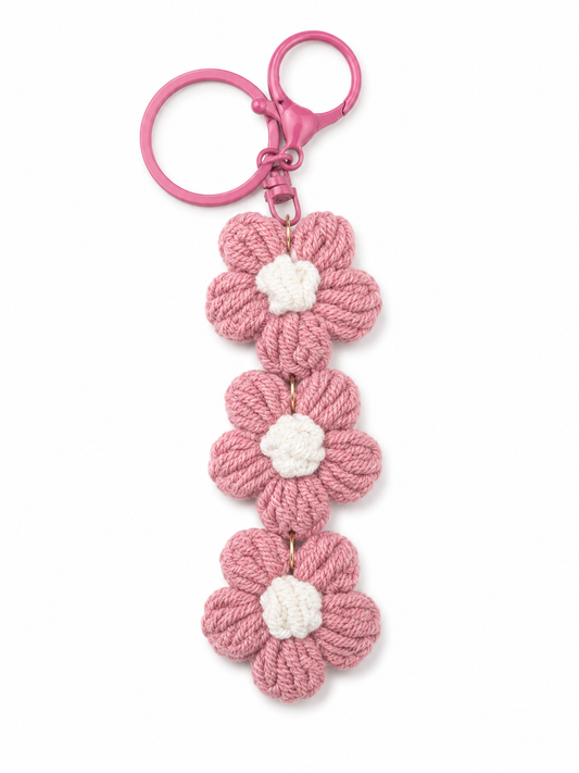 Bloom & Go Crochet Daisy Charm