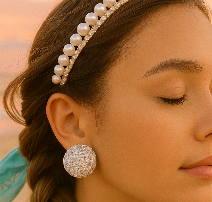 Glam Queen is The Star Post Style Glitz Earrings