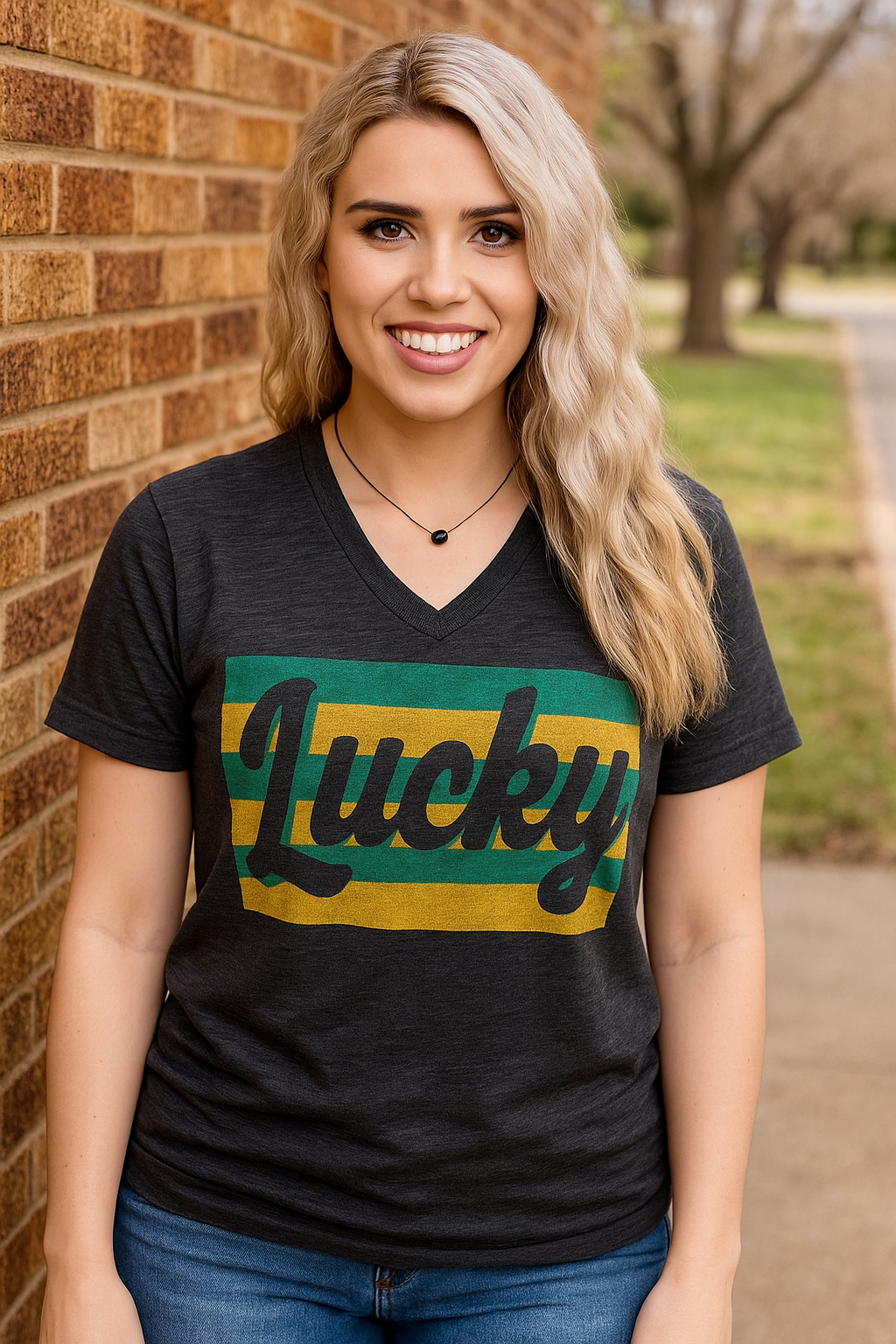 Lucky Sparkle Graphic Tee – St. Patrick’s Day Glitter Edition