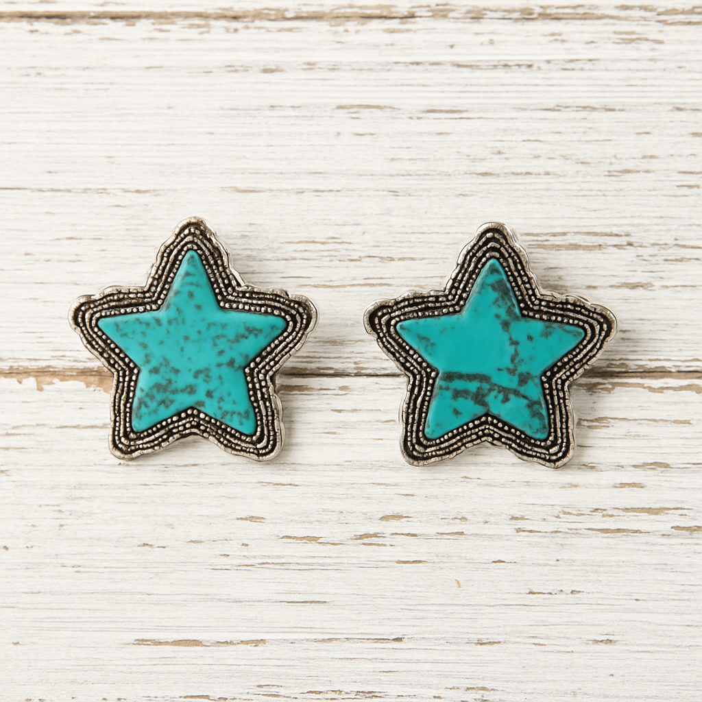 Star Of The Show Oversized Star Post Earrings