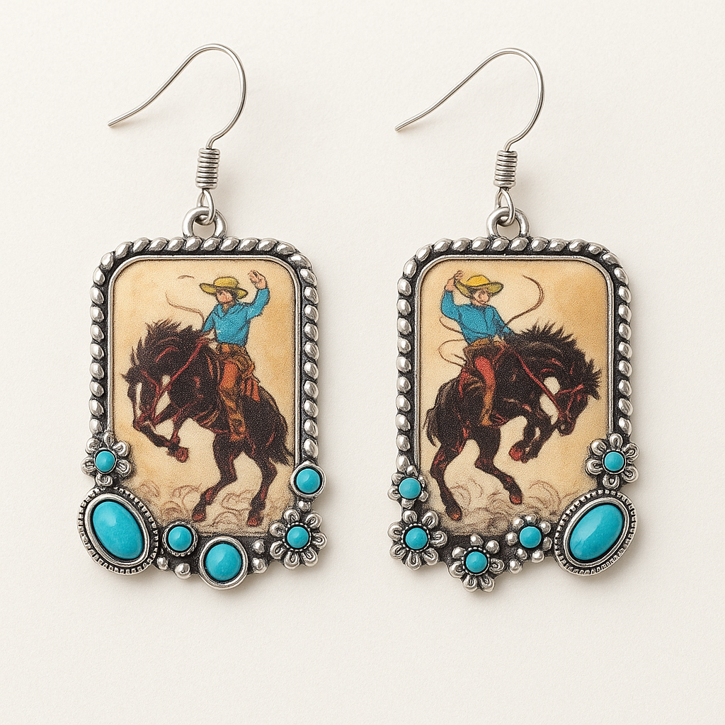 Wild Rider Turquoise Drops